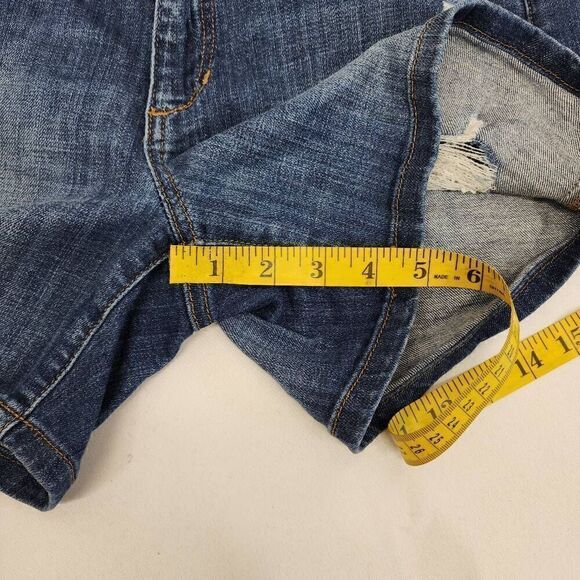 Joe’s Jeans Size 29 Women’s Medium Wash Marylee Distressed Jean Shorts R2 - Picture 5 of 8